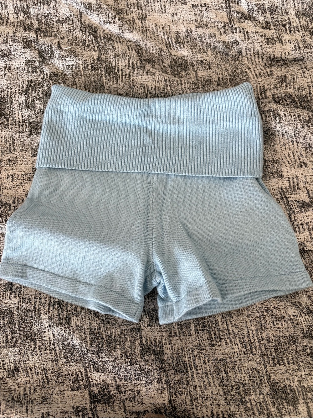 Orange Kiss Light Blue Shorts Size Medium